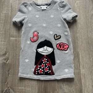 Little Marc Jacobs Gray Sweatshirt short sleeve dress size 2